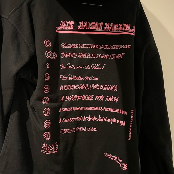 Maison Margiela 6 Slide slit hoodie (black) - Picture 11 of 11